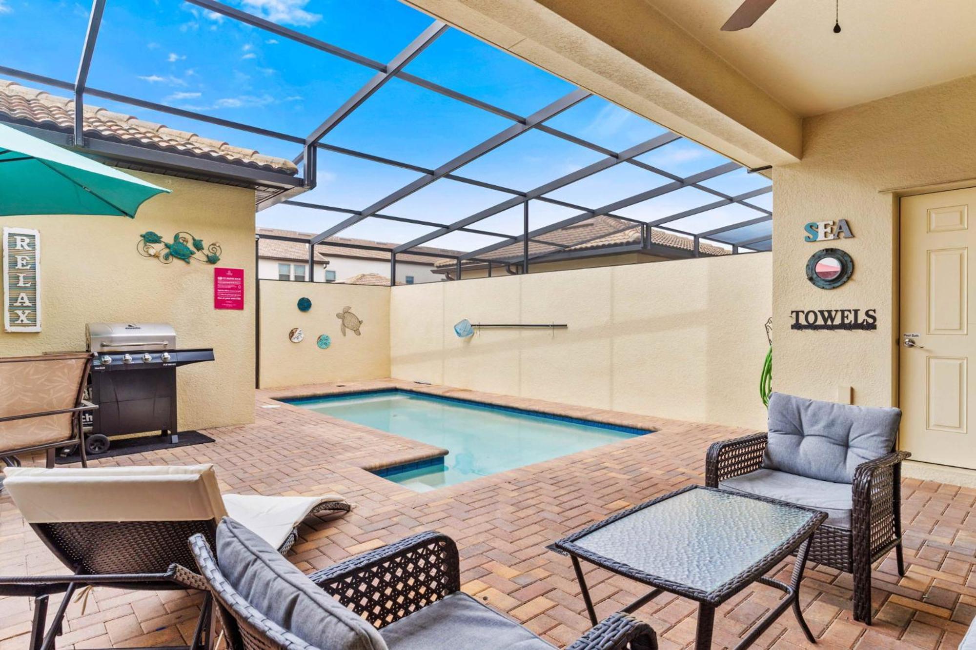 Townhome With Private Pool, Bbq & Free Waterpark Киссимми Экстерьер фото