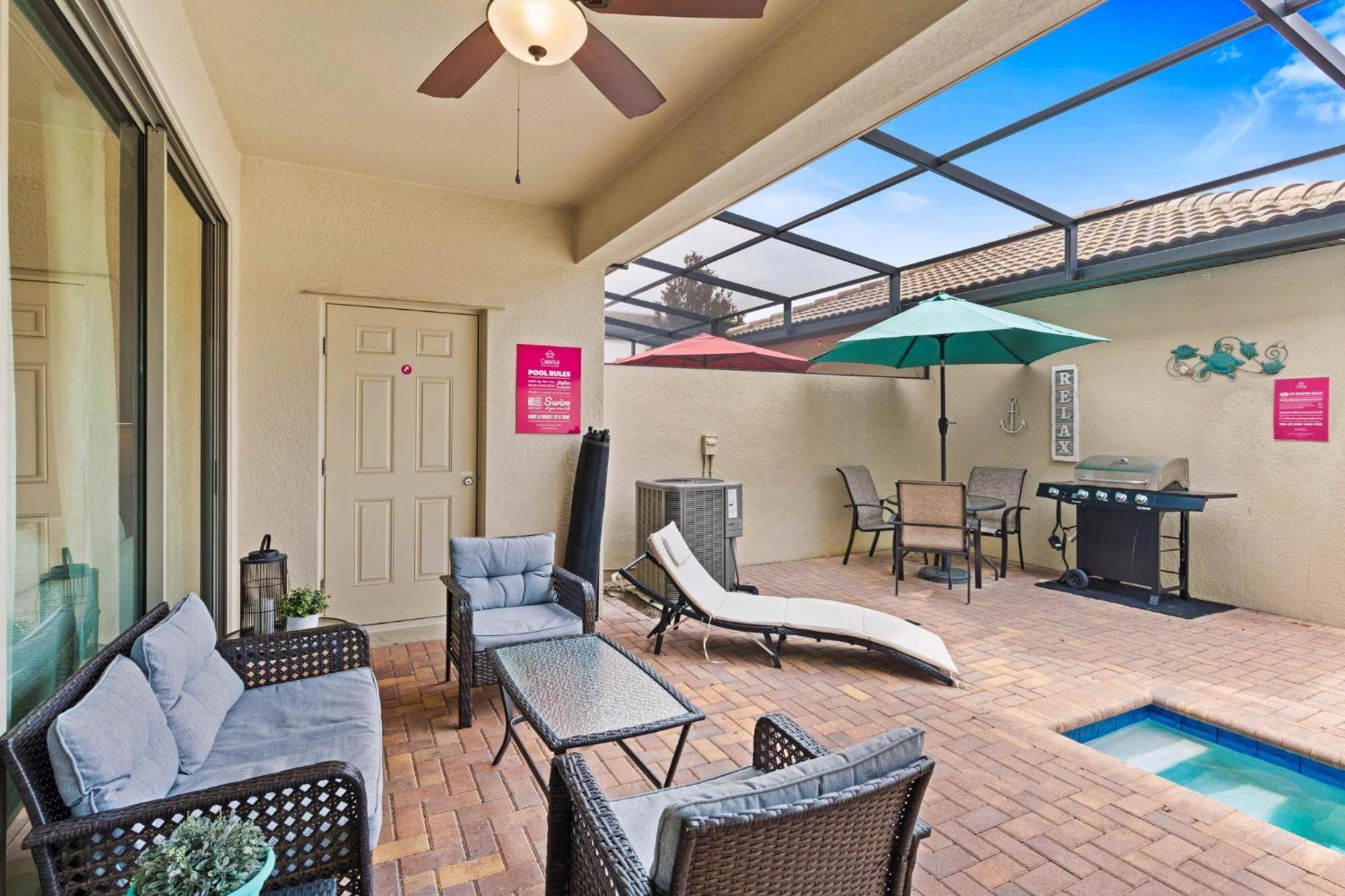 Townhome With Private Pool, Bbq & Free Waterpark Киссимми Экстерьер фото